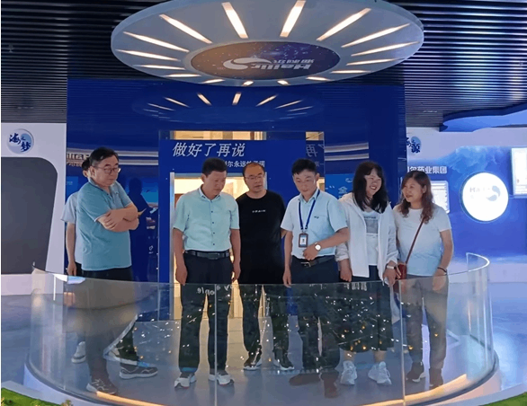 山西农业大学基础部杨书记一行来星空电子参观访问