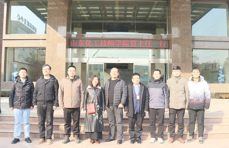 山东化工技师学院一行来星空电子参观交流  
