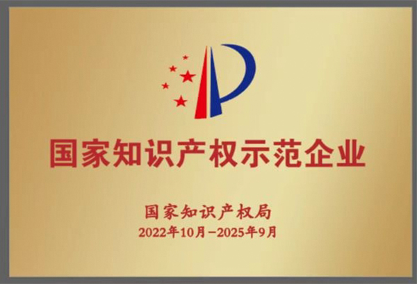 ：兀〖呕衿2022年度国家知识产权示范企业